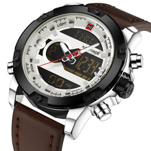 Load image into Gallery viewer, Free-Shipping NAVIFORCE Luxury Brand Men Analog Digital Leather Sports Watches Men&#39;s Army Military Watch Man Quartz Clock Relogio Masculino