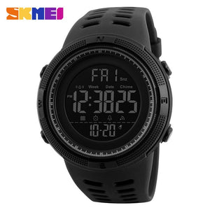 Free-Shipping Men Sports Watches Countdown Double Time Watch Alarm Chrono Digital Wristwatches 50M Waterproof Relogio Masculino