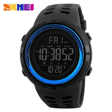 Load image into Gallery viewer, Free-Shipping Men Sports Watches Countdown Double Time Watch Alarm Chrono Digital Wristwatches 50M Waterproof Relogio Masculino 1251