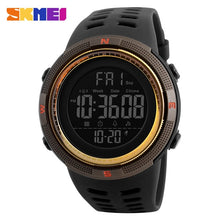 Load image into Gallery viewer, Free-Shipping Men Sports Watches Countdown Double Time Watch Alarm Chrono Digital Wristwatches 50M Waterproof Relogio Masculino 1251