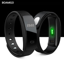 Load image into Gallery viewer, Free-Shipping smart watches BOAMIGO brand bracelet wristband bluetooth heart rate message reminder Sleep Monitoring for IOS Android phone