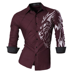Free-Shipping 2018 Spring Autumn Features Shirts Men Casual Jeans Shirt New Arrival Long Sleeve Casual Slim Fit Male Shirts Z030