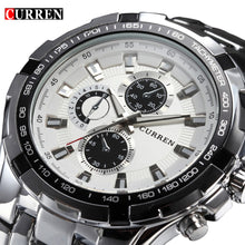 Load image into Gallery viewer, Free-Shipping 2018 Top Brand Luxury full steel Watch Men Business Casual quartz Wrist Watches Military Wristwatch waterproof Relogio SALE New