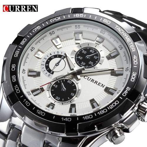 Free-Shipping 2018 Top Brand Luxury full steel Watch Men Business Casual quartz Wrist Watches Military Wristwatch waterproof Relogio SALE New