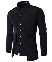 Load image into Gallery viewer, Free-Shipping Men&#39;S Shirts 2018 Long-Sleeved Casual Two Pieces Chemise Homme Solid Arrival Dress High Quality Men&#39;S Shirts XXL