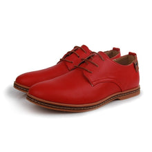 Load image into Gallery viewer, Free-Shipping 2018 Leather Casual Men Shoes Fashion Men Flats Round Toe Comfortable Office Men Dress Shoes Plus Size 38-48