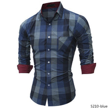 Load image into Gallery viewer, Free-Shipping JCCHENFS 2018 Fashion Brand Shirt For Men Classic Plaid Shirt Casual Men&#39;s Shirts Long Sleeve Social Dress blouse