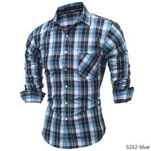 Load image into Gallery viewer, Free-Shipping JCCHENFS 2018 Fashion Brand Shirt For Men Classic Plaid Shirt Casual Men&#39;s Shirts Long Sleeve Social Dress blouse