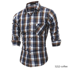 Load image into Gallery viewer, Free-Shipping JCCHENFS 2018 Fashion Brand Shirt For Men Classic Plaid Shirt Casual Men&#39;s Shirts Long Sleeve Social Dress blouse