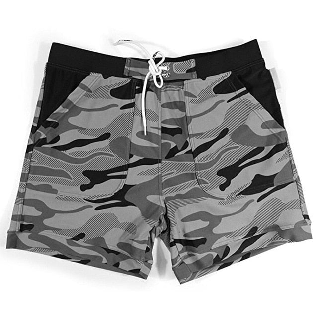 Free-Shipping New Arrival Men's Camouflage Board Shorts Quick Dry Beach Shorts