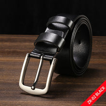 Load image into Gallery viewer, Free-Shipping [DWTS]belt male leather belt men male genuine leather strap luxury pin buckle belts for men