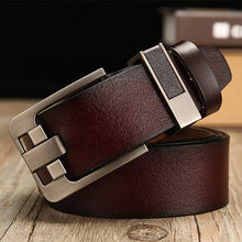 Load image into Gallery viewer, Free-Shipping [DWTS]belt male leather belt men male genuine leather strap luxury pin buckle belts for men