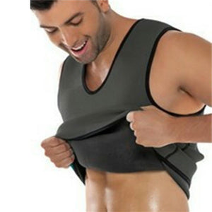 Free-Shipping Men's Neoprene Slimming Vest CAMI Hot Gym Belt Hot Shapers Body Shapewear