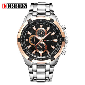 Free-Shipping 2018 Top Brand Luxury full steel Watch Men Business Casual quartz Wrist Watches Military Wristwatch waterproof Relogio SALE New