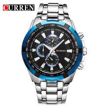 Load image into Gallery viewer, Free-Shipping 2018 Top Brand Luxury full steel Watch Men Business Casual quartz Wrist Watches Military Wristwatch waterproof Relogio SALE New
